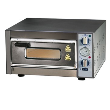 Forno pizza elettrico da 1 pizza ø 400 mm, controllo meccanico