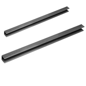 Coppia guide in inox per banchi pizza