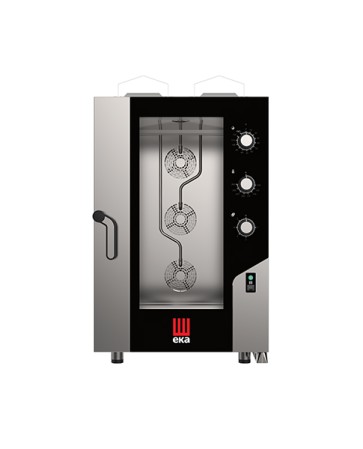 Forno a gas per panetteria/pasticceria 10 teglie GN 1/1 - 60X40 h - comando manuale