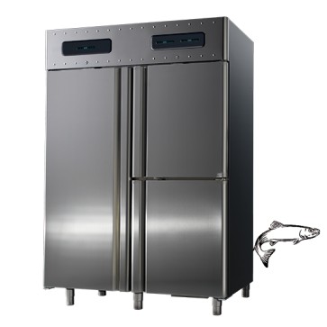 Armadio frigorifero 3 vani 700+350+350 litri.3 temp. -2c +8c e o + 5 c per pesce