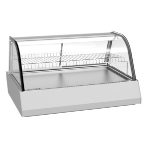 Espositore caldo da banco professionale con portine scorrevoli l=1070mm.