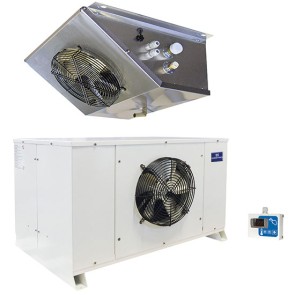 Gruppo split a pavimento, -18/-25°C, 27,54 m³/ 16,86 m³ (+32°C) - luce & 10 m cavo pannello remoto