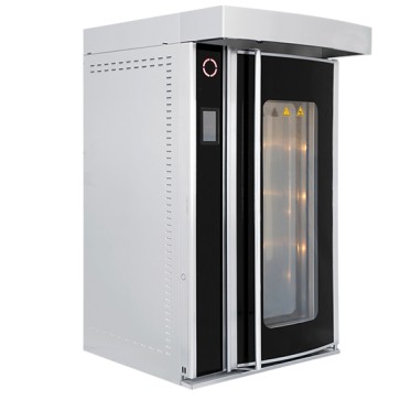 Forno rotativo a convezione elettrico da 15 teglie 40x60 con vapore, panello controllo touch