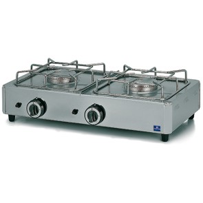 Piano di cottura a gas da 2 fuochi ciascun 6 kW