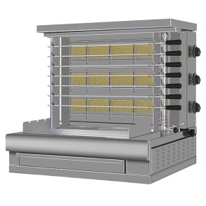 Griglia churrasco elettrica, 7 spiedi