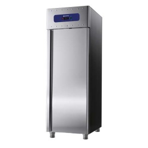 Congelatore da 700 litri in inox, GN 2/1, -10°/-22°C