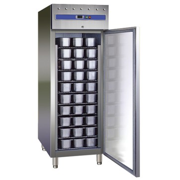 Congelatore professionale 800lt per conservazione gelato in vaschette temp.-18/-22° 10 piani interni