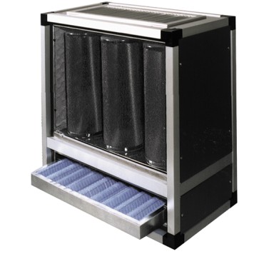 unità di filtrazione e deodorizzazione a carboni attivi, 1400 m³/h, senza motor