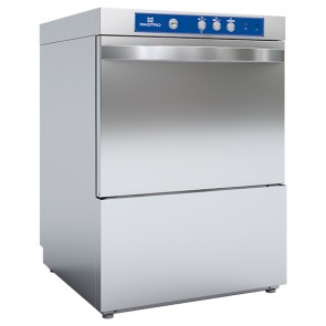 Lavastoviglie professionale con pompa di scarico con cesto  500x500mm altezza interna utile 380mm