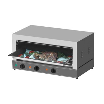 Tostiera/salamandra GN1/1 con resistenze ceramiche