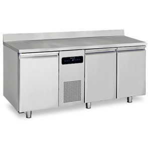 Tavolo freezer a 3 porte GN 1/1 con alzatina, -10°/-20°C