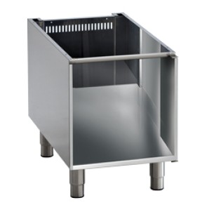 Base aperta per apparecchiature da banco l=450mm