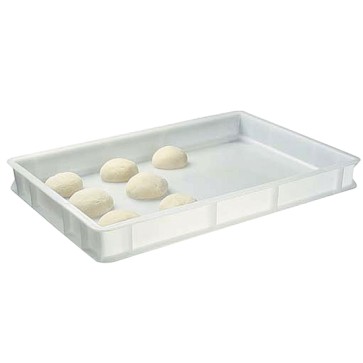 Cassetta in plastica per palline pizza, 600x400x70