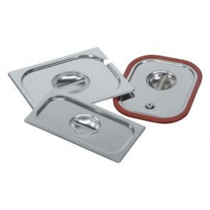 Coperchio GN in inox con guarnizione, GN 1/3