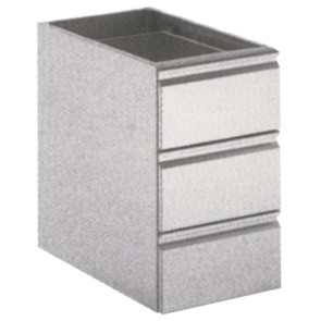 Cassettiera 3 cassetti, 600x700 mm