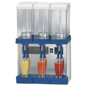 Distributore bevande fredde, professionale capacità litri 3x 9