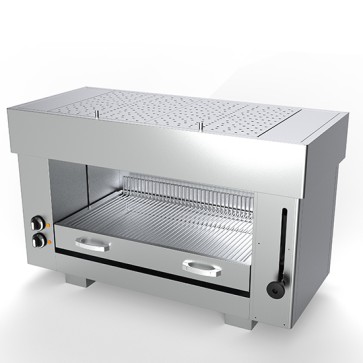 Salamandra elettrica con 2 resistenze, 6,4 kW